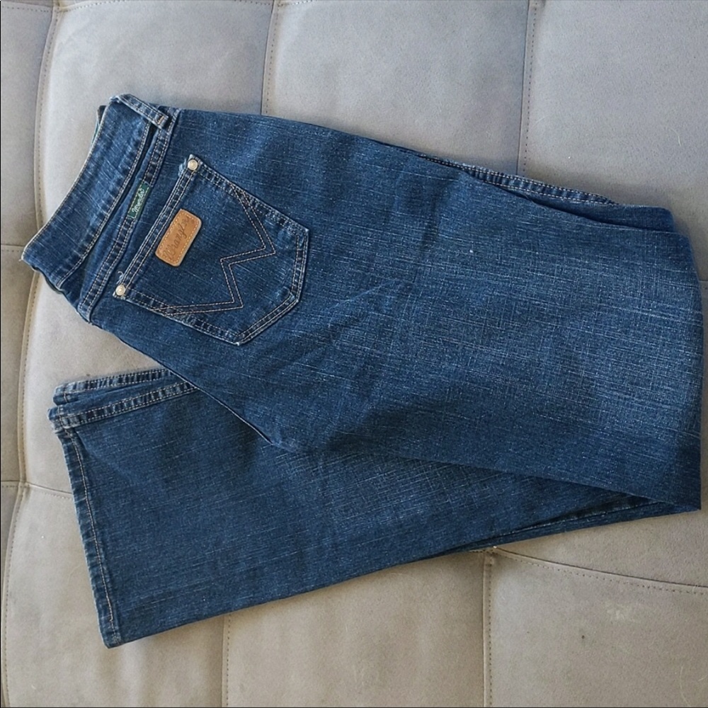 Wrangler bootcut jeans size 3/4